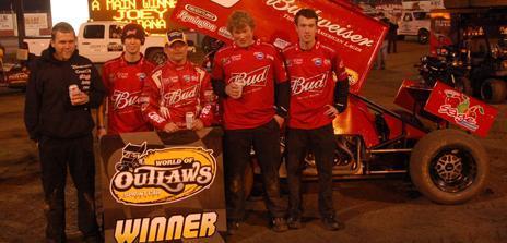 Second No More: Joey Saldana Scores First Win of 2010 at Thunderbowl Raceway