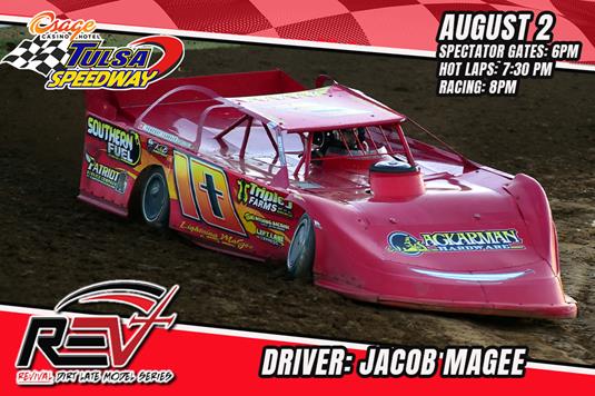 Magee looks for second season win at Tulsa Speedway for Revival Dirt Late Model Series