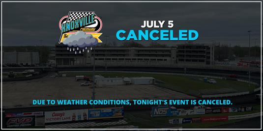 July 5 - Mother Nature is Victorious!
