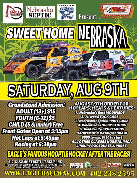 CANCELED- SWEET HOME NEBRASKA presented by Lincoln Stars, S&L Trenching & Nebraska Septic