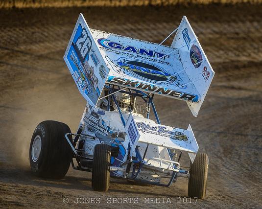 Skinner Rallies to Top-10 Finish at I-30 Speedway