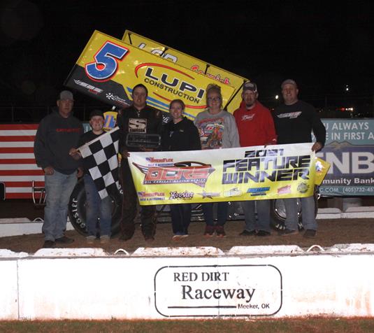 Lee ends drought with AmeriFlex / OCRS victory Sunday at Red Dirt Raceway