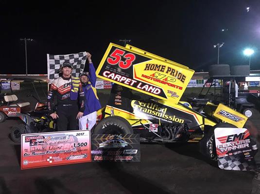 Dover Earns Seventh Victory in 12 Races During 43-Day Span