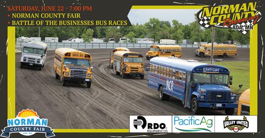 Saturday, June 22 – Norman County Fair | Bus Races