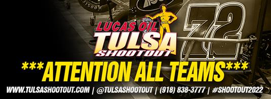 Updated Regarding Graphics And Numbers At The 2022 Lucas Oil Tulsa Shootout