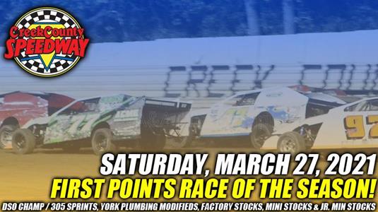 2021 Fast Five Weekly Series Points Chase Begins Saturday at Creek County Speedway