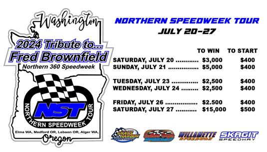 FIFTY-FIVE PROMOTIONS ANNOUNCES THE REVIVAL OF  FRED BROWNFIELD’S NORTHERN SPEEDWEEK TOUR