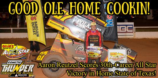 Aaron Reutzel earns 30th-career All Star victory during visit to Lonestar Speedway