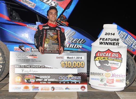 Rico Abreu Pockets $10,000 with Lucas Oil ASCS at Cocopah	