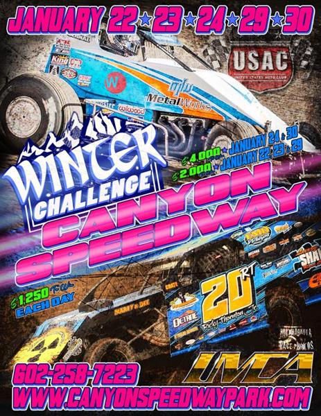5th "Winter Challenge" Concludes at Canyon Friday-Saturday