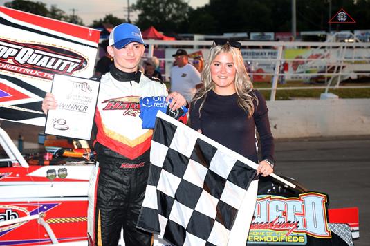Talen Hawksby Captures Third J&S Paving 350 Supermodified Victory of 2024