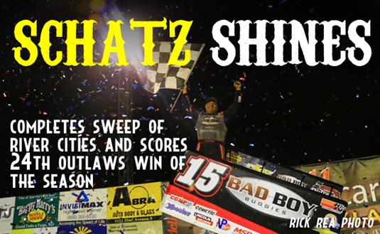 Late Race Pass Gives Donny Schatz Win at River Cities Speedway