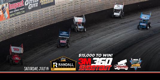 $93,000 Purse Up for Grabs During 3M Night 360 Shootout at Knoxville Raceway on July 19!