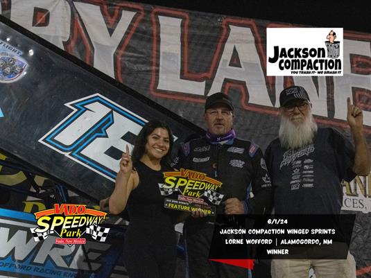 Lorne Wofford Launches to Jackson Compaction POWRi Vado 305 Sprint Victory
