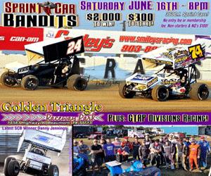 360C.I. SPRINT CAR BANDITS RETURN TO GOLDEN TRIANGLE JUNE 16TH!