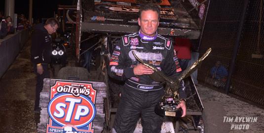 Dollansky Powers to World of Outlaws STP Sprint Car Series Victory at Salina
