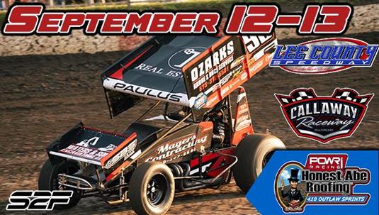 POWRi Honest Abe Roofing 410 Outlaw Sprint League at Lee County Speedway and Callaway Raceway
