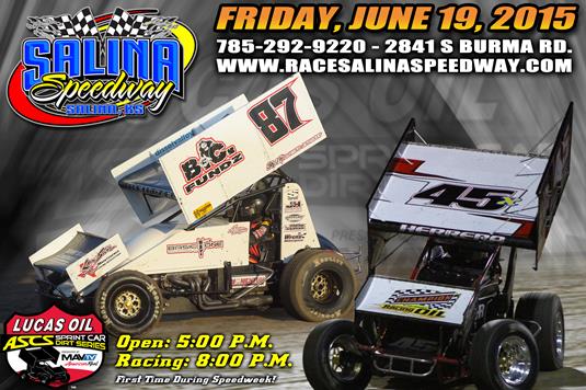 SCHEDULE UPDATE: Salina Speedway Postponed to June 19, 2015; Eagle and Belleville Still Racing.