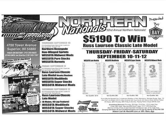 Northern Nationals Announced at Gondik Law Speedway