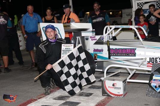Michael Barnes Hustles from Row Nine to Win Independence Weekend Grand Prix 75