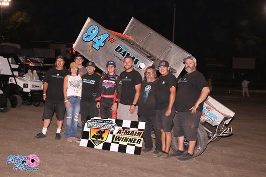 Chiaramonte Collects First Sprint Car Challenge Win At Antioch Speedway