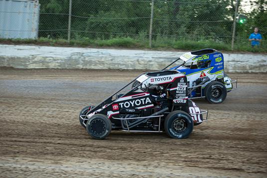 Crouch Earns A Main Start During Debut at Kokomo and First Weekend With USAC National Midgets