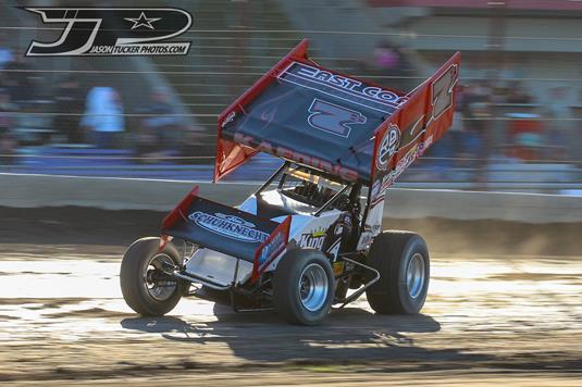 Kaeding Hustles Sides Motorsports Ride to Podium at Stockton Dirt Track