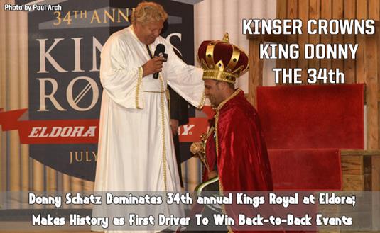 Donny Schatz Dominates 34th Kings Royal at Eldora Speedway