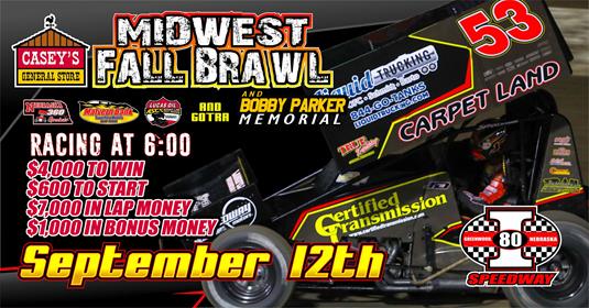 Casey’s Fall Brawl and Parker Memorial Combine For Saturday Showdown At I-80 Speedway