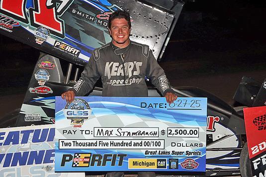 Stambaugh Prevails in Thrilling GLSS Champion's Duel at Tri-City Motor Speedway