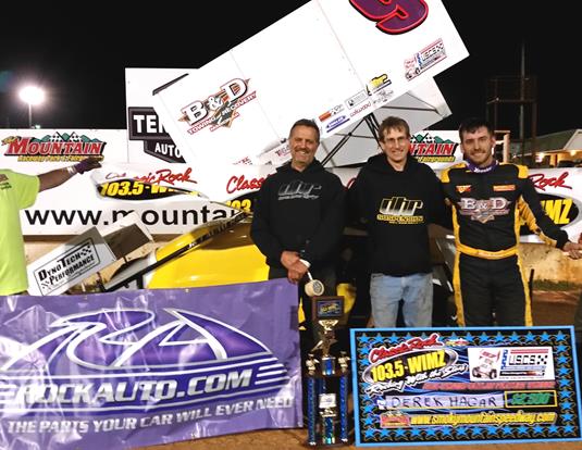 Hagar Scores Third Win of Season during First Trip to Smoky Mountain Since 2012