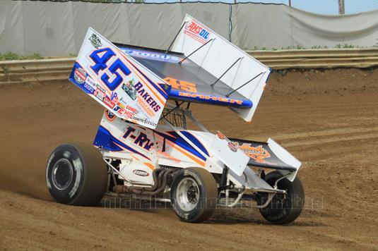 Baker rallies from deep for top-five at Wayne County Speedway