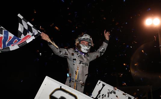 CAPITALIZING ON THE MOMENT: CARSON MACEDO WINS THRILLING SHOW AT JACKSONVILLE SPEEDWAY