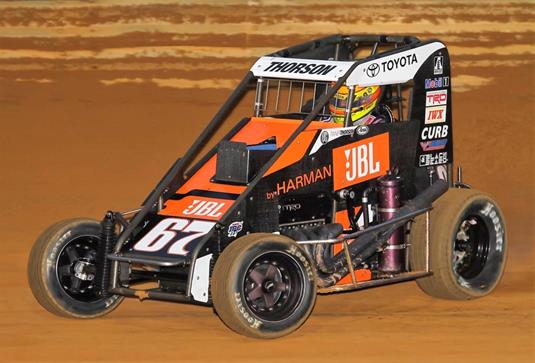 Thorson's Last Corner Pass Caps Spin and Win Performance in Wild Lanco USAC Midget Debut