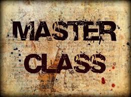 MASTER CLASS GETS THE WEEKEND OFF!