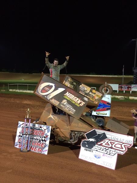 Shane Morgan Rolls To ASCS Southern Outlaw Sprint Victory