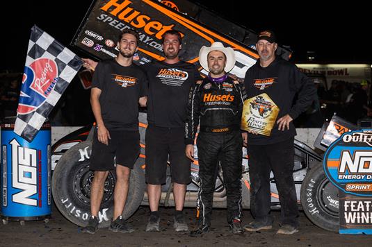 Gravel Guides Big Game Motorsports to Electric World of Outlaws Win With Last-Lap Pass at Devil’s Bowl Speedway