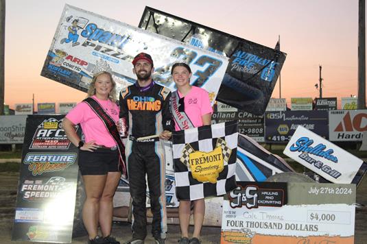 Thomas breaks through for 2nd 410 Fremont win