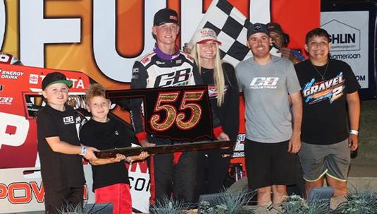 Daison Pursley Perfects Port City Raceway’s DRC Sooner State 55 with POWRi National Midget Leagues