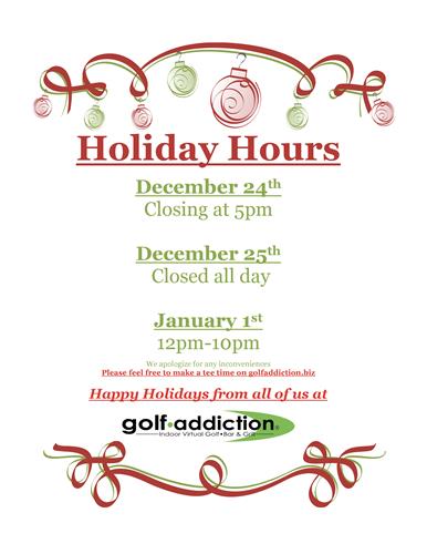 Christmas Eve! We are open from 8am-5pm!