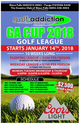 GA CUP Golf League Starts!