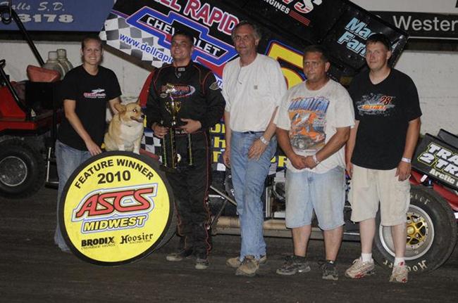 Lutz Takes Another ASCS Win at I-90 Speedway