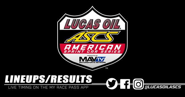 Lineups/Results - Clay County Fair Speedway