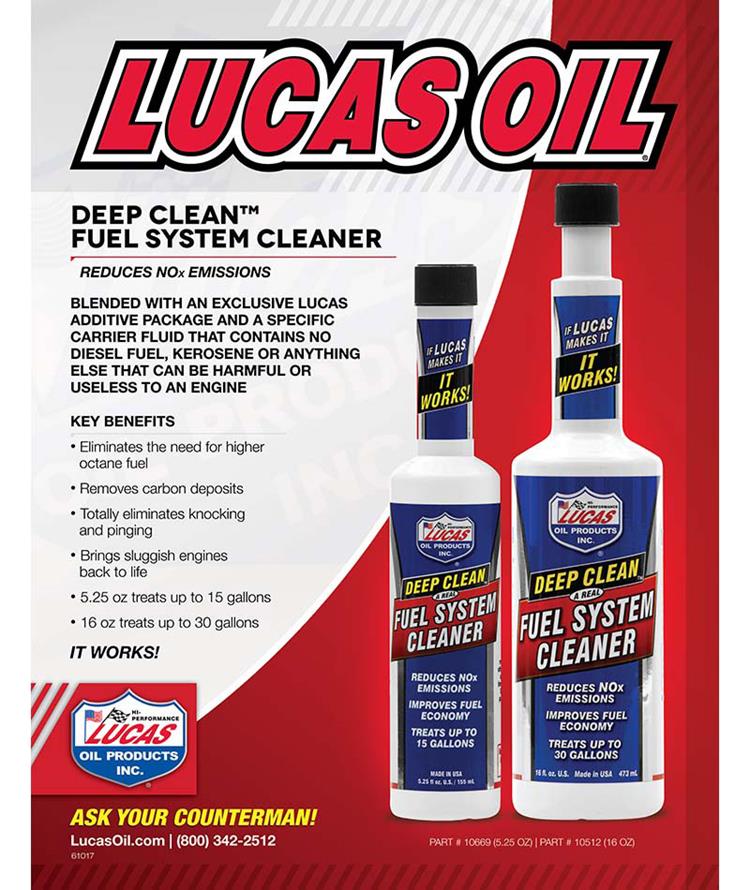 Lucas Deep Clean Fuel System Cleaner Circle Track And Oval Track Parts For Sprint Cars Late Models Hobby Stocks Street Stocks And Mini Stocks