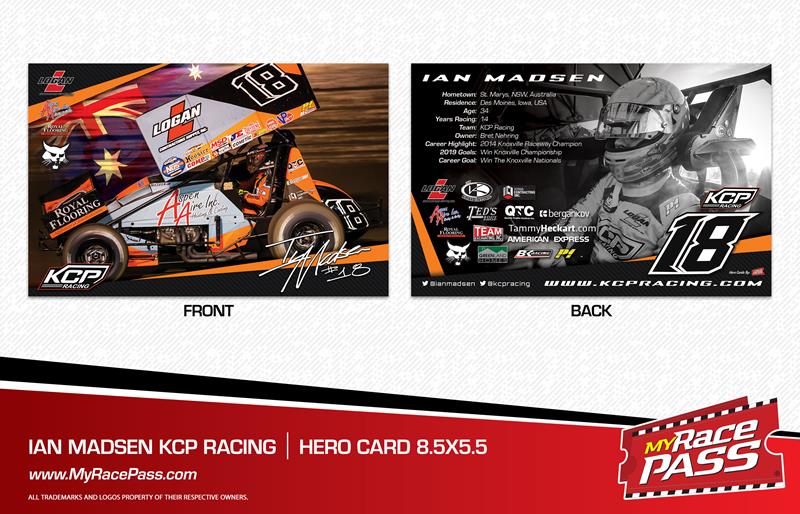 Racing Hero Cards Templates