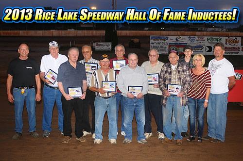 2013 Rice Lake Speedway Hall of Fame Induction