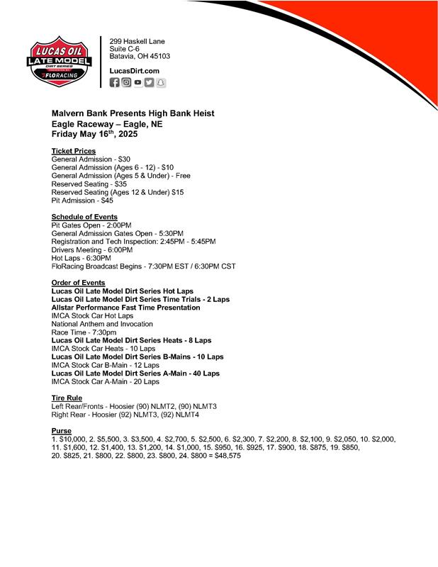 FRIDAY, MAY 16th