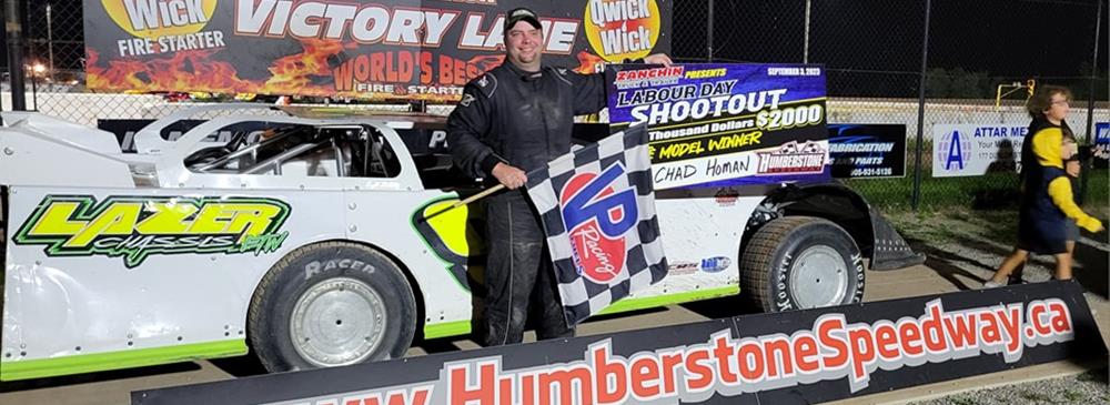 First Super Late Model Win Scored by Homan