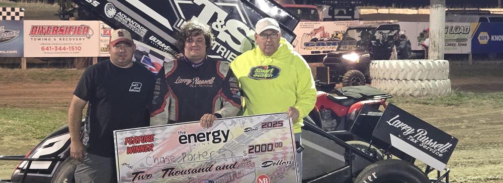 Chase Porter Wins Sprint invaders/Malvern Bank Sho...