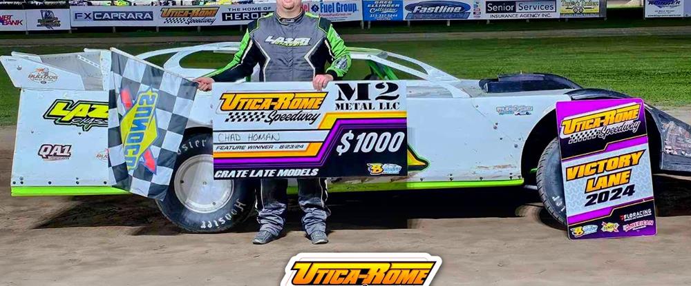 Homan Claims Win at Utica-Rome